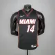 NBA Men Miami Heat Black #14 HERRO Jersey High Quality Name and Number Print