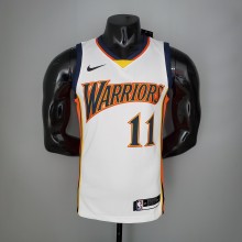 NBA Men Season 2021 Golden State Warriors Up-and-coming Star White #11 THOMPSON Jersey High Quality Name and Number Print
