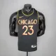 NBA Men Season 2021 Chicago Bulls Black #23 JORDAN Jersey High Quality Name and Number Print