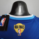 NBA Finals Men Los Angeles Lakers Retro in Latin #0 KUZMA Blue Round Neck Jersey High Quality Name and Number Print