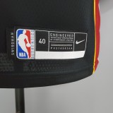 NBA Men Miami Heat Black #4 OLADIPO Jersey High Quality Name and Number Print