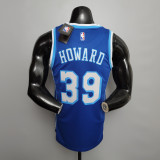 NBA Men Los Angeles Lakers Retro in Latin #39 HOWARD Blue Round Neck Jersey High Quality Name and Number Print