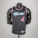 NBA Men Miami Heat Black City #4 OLADIPO Jersey High Quality Name and Number Print