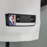 NBA Men Miami Heat White City #4 OLADIPO Jersey High Quality Name and Number Print