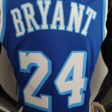 NBA Men Los Angeles Lakers Retro in Latin #8&24 BRYANT Blue Round Neck Jersey High Quality Name and Number Print