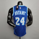 NBA Men Los Angeles Lakers Retro in Latin #8&24 BRYANT Blue Round Neck Jersey High Quality Name and Number Print