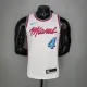 NBA Men Miami Heat White City #4 OLADIPO Jersey High Quality Name and Number Print