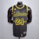 NBA Men Los Angeles Lakers Black with Snake 24 BRYANT Jersey High Quality Name and Number Print
