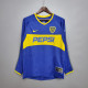 03/04 Boca Home Retro Soccer Jersey Long Sleeve Thai Quality
