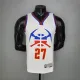 NBA Men Season 2021 Denver Nuggets White Award Version #27 MURRAY Jersey High Quality Name and Number Print