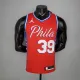 NBA Men Season 2021 Philadelphia 76ers Red #39 HOWARD Jersey with Jordan Logo High Quality Name and Number Print