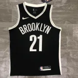 NBA Men New Brooklyn Nets Black #21 ALDRIDGE Jersey High Quality Name and Number Print