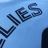 NBA Men Season 2021 Memphis Grizzlies Sky Blue #12 MORANT Jersey with Jordan Logo High Quality Name and Number Print