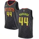 NBA Men Atlanta Hawks Black #44 MARAVICH Jersey High Quality Name and Number Print