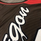 NBA New 2021 Portland Trail Blazers Brown #7 ROY Jersey High Quality Name and Number Print