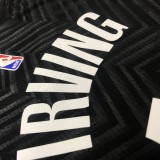 NBA Men New 2021 Brooklyn Nets Black Awarding Version #11 IRVING Jersey High Quality Name and Number Print