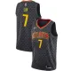 NBA Men Atlanta Hawks Black #7 LIN Jersey High Quality Name and Number Print