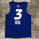 NBA Men 2021 All Star Jerseys Blue #3 BEAL Jersey High Quality Name and Number Print