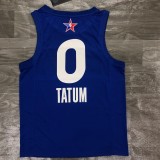 NBA Men 2021 All Star Jerseys Blue #0 TATUM Jersey High Quality Name and Number Print