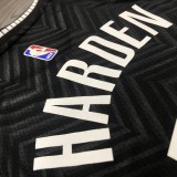 NBA Men New 2021 Brooklyn Nets Black Awarding Version #13 HARDEN Jersey High Quality Name and Number Print