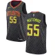 NBA Men Atlanta Hawks Black #55 MUTOMBO Jersey High Quality Name and Number Print