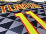 NBA Men Atlanta Hawks Black #11 YOUNG Jersey High Quality Name and Number Print