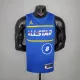 NBA Men 2021 All Star Jerseys Blue #8 LAVINE Jersey High Quality Name and Number Print