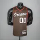 NBA New 2021 Portland Trail Blazers Brown #00 ANTHONY Jersey High Quality Name and Number Print