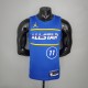 NBA Men 2021 All Star Jerseys Blue #11 IRVING Jersey High Quality Name and Number Print