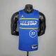 NBA Men 2021 All Star Jerseys Blue #11 IRVING Jersey High Quality Name and Number Print