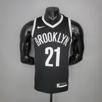 NBA Men New Brooklyn Nets Black #21 ALDRIDGE Jersey High Quality Name and Number Print