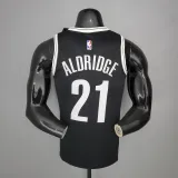 NBA Men New Brooklyn Nets Black #21 ALDRIDGE Jersey High Quality Name and Number Print