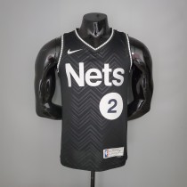 NBA Men New 2021 Brooklyn Nets Black Awarding Version #2 GRIFFIN Jersey High Quality Name and Number Print