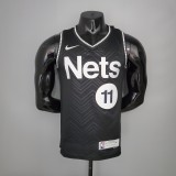 NBA Men New 2021 Brooklyn Nets Black Awarding Version #11 IRVING Jersey High Quality Name and Number Print