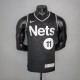 NBA Men New 2021 Brooklyn Nets Black Awarding Version #11 IRVING Jersey High Quality Name and Number Print