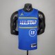 NBA Men 2021 All Star Jerseys Blue #13 HARDEN Jersey High Quality Name and Number Print