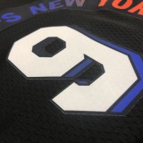 NBA Season 2021 Men New York Knicks Black #9 BARRETT Jersey High Quality Name and Number Print