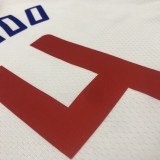 NBA Men Los Angeles Clippers White #4 RONDO Jersey High Quality Name and Number Print