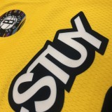 NBA Men Brooklyn Nets Yellow #13 HARDEN Jersey High Quality Name and Number Print
