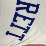 NBA Men New York Knicks White #9 BARRETT Jersey High Quality Name and Number Print