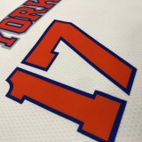 NBA Men New York Knicks White #17 LIN Jersey High Quality Name and Number Print