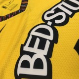 NBA Men Brooklyn Nets Yellow #13 HARDEN Jersey High Quality Name and Number Print