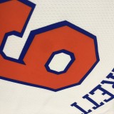 NBA Men New York Knicks White #9 BARRETT Jersey High Quality Name and Number Print
