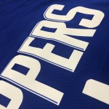 NBA Men Los Angeles Clippers Blue #4 RONDO Jersey High Quality Name and Number Print