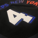 NBA Season 2021 Men New York Knicks Black #4 ROSE Jersey High Quality Name and Number Print