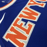 NBA Men New York Knicks Blue #4 ROSE Jersey High Quality Name and Number Print