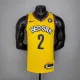 NBA Men Brooklyn Nets Yellow #2 GRIFFIN Jersey High Quality Name and Number Print