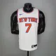 NBA Men New York Knicks White #7 ANTHONY Jersey High Quality Name and Number Print
