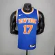 NBA Men New York Knicks Blue #17 LIN Jersey High Quality Name and Number Print