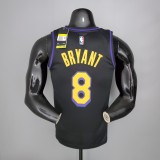 2021 Bryant#8 Los Angeles Lakers Black Latin Black NBA Jersey High Quality Name and Number Print